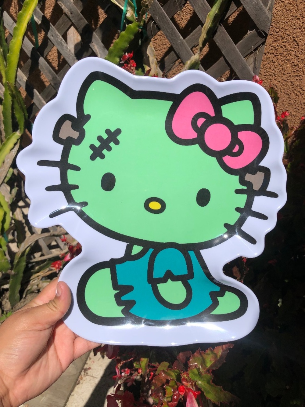 Hello Kitty Frankenstein Decorative Plate